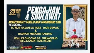 PENGAJIAN LUCU ‼️ M.NUR HASAN SYA'RONI BERSAMA HADROH MENORO RANDHU