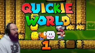 MY FIRST ROM HACK! - Quickie World - Super Mario World ROM Hacks with Oshikorosu. [1]