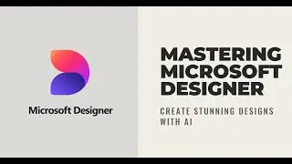 Design Like a Pro ||  Microsoft Designer Tutorial