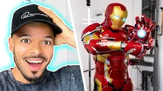 UNBOXING A $10,000 IRONMAN MARK 46 XLVI SUIT | Jeremy Lynch