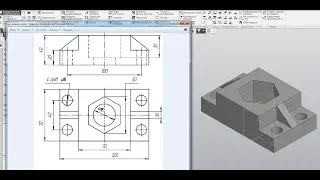 Видеоурок 017. Создание 3D модели в КОМПАСЕ-3D V18.1.