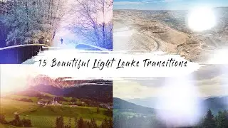 15 Free Light Leaks Transition Overlays Pack