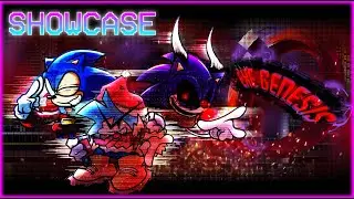 Vs. Sonic.EXE Executable Genesis (XMAS UPDATE) Mod Showcase | Hard Difficulty (FC/SDCB) | FNF