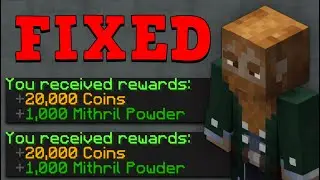 FETCHUR NPC FINALLY FIXED! EASY MITHRIL POWDER IS BACK! Hypixel Skyblock 