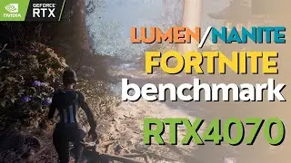 Fortnite Benchmark 1440p  | Lumen, Nanite, Ray Tracing | DLSS | RTX 4070 & i5-12600K