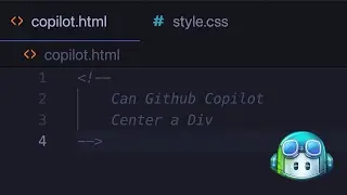 Can Github Copilot center a div?