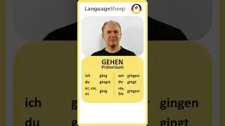 GEHEN - Konjugation und Aussprache in allen Zeiten - Conjugation and pronunciation in all tenses