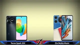 Tecno Spark 20C vs Zte Nubia Music