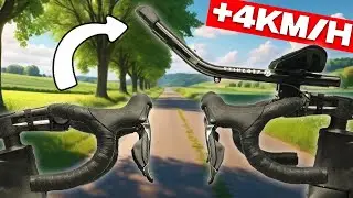 10-Second Hack to Transform Your Road Bike w/ Clip-On Aerobars