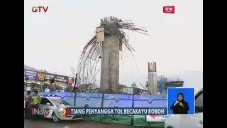 Tiang Girder Tol Becakayu Ambruk, Sejumlah Pekerja Luka Parah - BIS 20/02