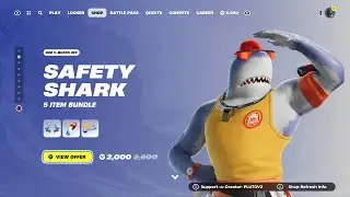 NEW SAFETY SHARK SKIN! Fortnite Item Shop [July 13th, 2024]