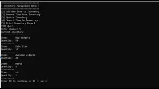 Simple Inventory Management in Python with source code | Source Code & Projects