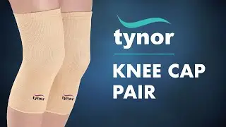 Tynor Knee Cap pair to provide mild compression, warmth & support to the knee joint