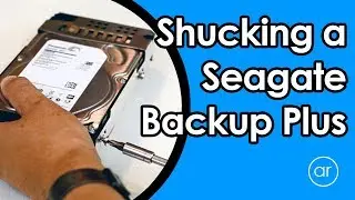 How to Remove / Shuck the Hard Drive from Seagate Backup Plus 5TB Drive