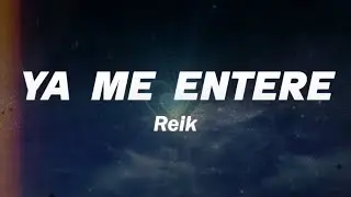 Reik - Ya Me Enteré 💔 (Letra)