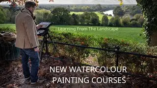 PAINT THE LANDSCAPE IN WATERCOLOR - NEW COURSES!