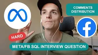 *HARD* Meta/Facebook SQL Interview Question for Data Scientists/Analysts (StrataScratch 10297)