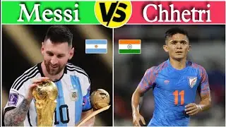 Footballer Messi vs Sunil Chhetri | Messi And Sunil Chhetri Lifestyle, Income, Car, House, Biography