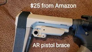 AR pistol brace $27 from Amazon