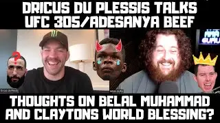 The MMA Guru & Dricus Du Plessis UFC 305 Interview! Adesanya Beef? Strickland Rematch?