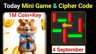 Daily Mini Game Puzzle Hamster & cipher code || hamster kombat daily mini game || unlock daily combo