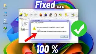 Fix An error occurred during download in (IDM) | How To Solve an error occurred during download ✔️