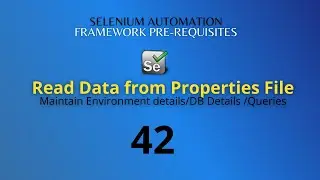 42# How to read properties file in Selenium || Selenium Automation ||