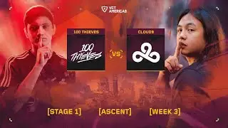 100 Thieves vs Cloud9 - VCT Americas Stage 1 - W3D3 - Map 2