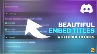 🎨 BEAUTIFUL EMBED TITLES WITH CODE BLOCKS — How to Make Embed Code Blocks on Discord