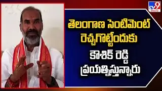 తెలంగాణ సెంటిమెంట్‌ రెచ్చగొట్టేందుకు Kaushik Reddy ప్రయత్నిస్తున్నారు : Adi Srinivas - TV9