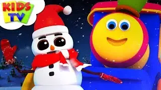 Christmas Snowman, Christmas Nursery Rhyme And Bob The Train Cartoon Video