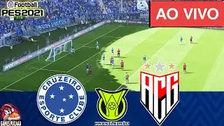 CRUZEIRO x ATLETICO-GO AO VIV0 - ASSISTA GAMEPLAY PC PES 21 BR24