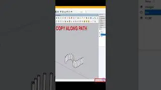 Copy Along Path- SketchUp 