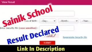 SAINIK SCHOOL Result Date 2024 | Cut Off Marks Class 6 &9 |SAINIK SCHOOL Merit List kab aayega