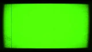 Green Screen  Old Tv Film  Overlay 4K