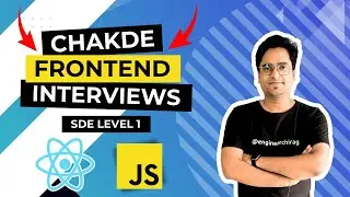 Mock interview for SDE 1 in Product based company | react js | EP - 17