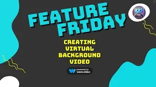 Creating Virtual Background Video for Live Streaming Studio or Zoom Meetings