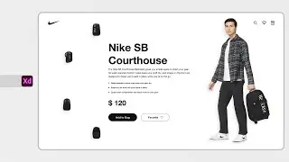Adobe XD Web Design Tutorial | Product Page Animation