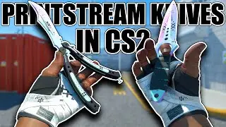 Printstream Knives in Counter-Strike 2 (Concept) ★ CS2 Showcase