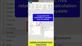 USERELATIONSHIP Function in DAX