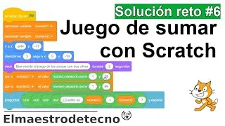 Matemáticas y Scratch: Juego de sumar programado con Scratch