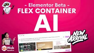 Elementor Flex Container AI Prompts - Elementor Pro Beta 3.18 - New WordPress AI Generation