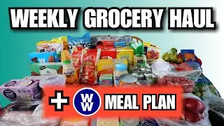 ✨HEALTHY✨WW WEEKLY GROCERY HAUL🛒 PLUS Weight Watchers Meal Plan for the Week - WW POINTS INCLUDED!