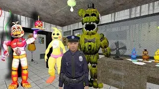 АНИМАТРОНИКИ ПУГАЮТ ОХРАННИКА FNAF 3 ► Garry's Mod