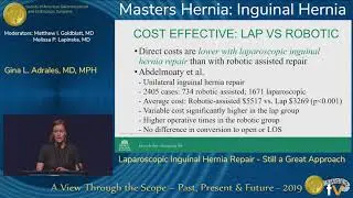 Laparoscopic Inguinal Hernia Repair - Still a Great Approach