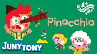 *New* Pinocchio | Story Musical | Bedtime Stories | Fairy Tales for Kids | JunyTony