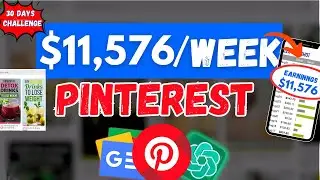 Easy Side Hustle: To Make $11,576/Week Using Pinterest Affiliate Marketing Automation (2024 Method)