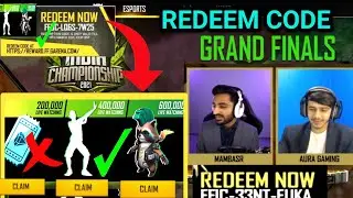 free fire redeem code today || ffic redeem code || ffic grand final redeem code