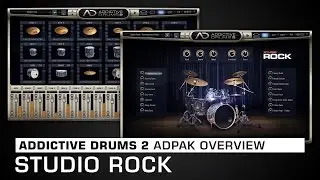 Addictive Drums 2 ADpak Overview: Studio Rock