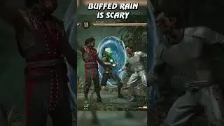 Rain DESTROYS In The Corner Now He's Buffed #mortalkombat